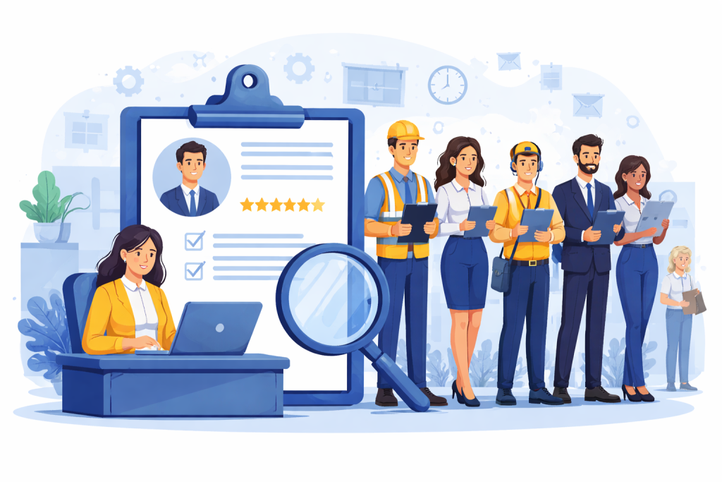 reclutamiento masivo de personal